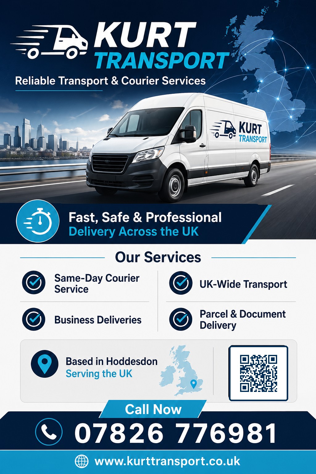 Kurt Transport UK-wide courier services and contact information